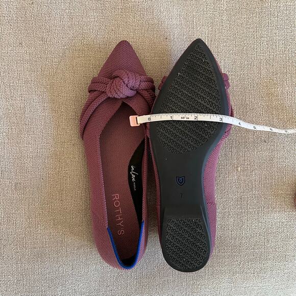 NWOB Rothy’s The Knot Point in Mauve, size 7 - Picture 5 of 7